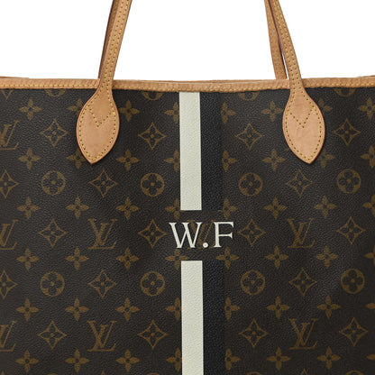Louis Vuitton Monogram My LV Heritage Neverfull GM White Black 8 of 12