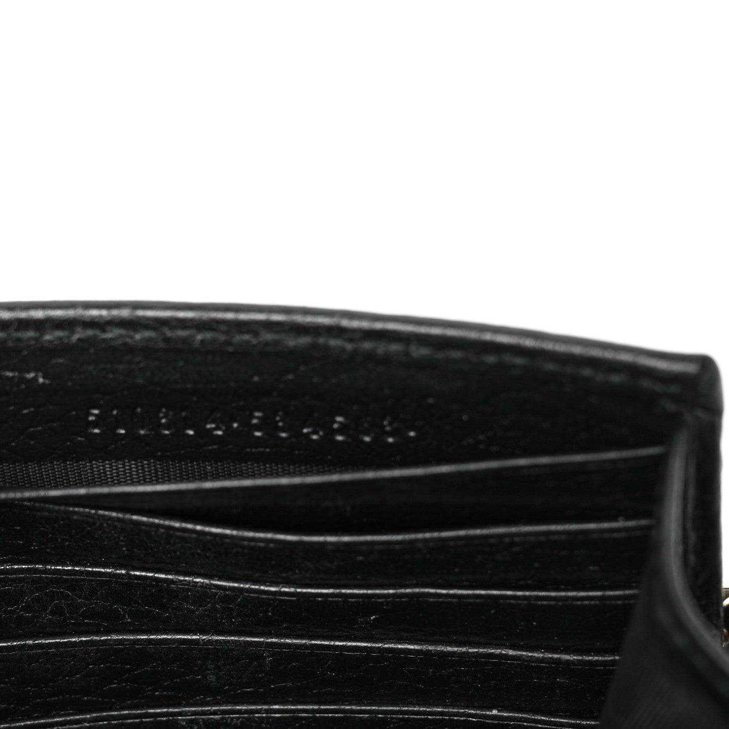 Gucci Dollar Calfskin Interlocking G Chain Wallet Black 7 of 9