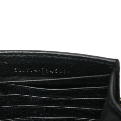 Gucci Dollar Calfskin Interlocking G Chain Wallet Black 7 of 9