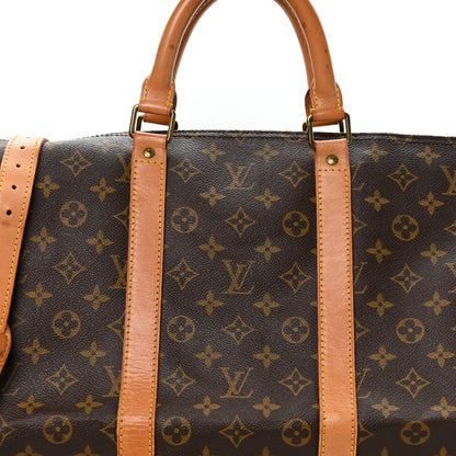 Louis Vuitton Monogram Keepall Bandouliere 55 7 of 9