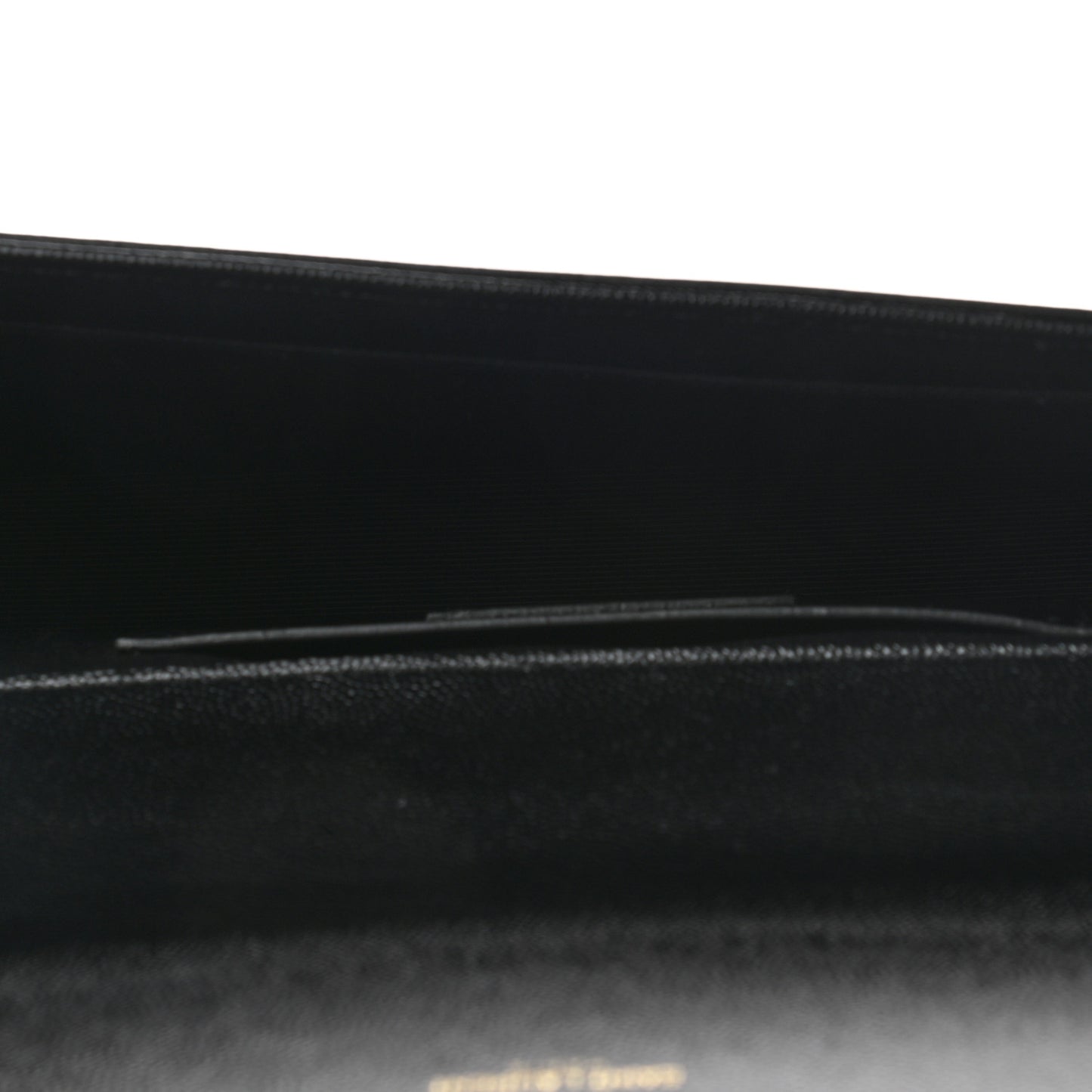 Grain De Poudre Monogram Cassandre Clutch Black