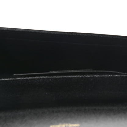 Saint Laurent Grain De Poudre Monogram Cassandre Clutch Black 6 of 10