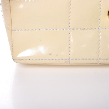 Chanel Patent Small Chocolate Bar Flap White 12 of 23
