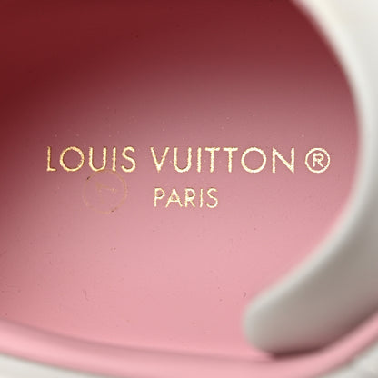 Louis Vuitton Calfskin Time Out Bow Sneakers 41 White Pink 7 of 9