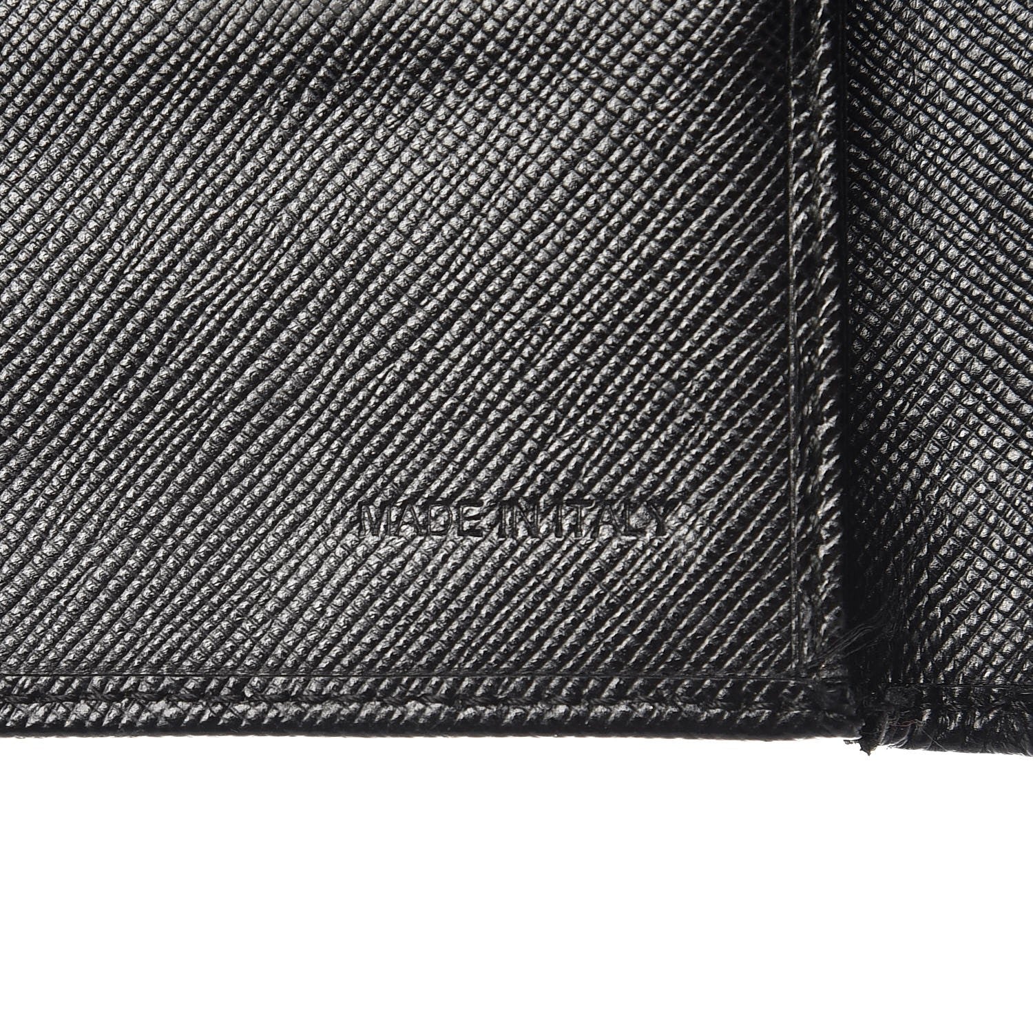 Prada Saffiano Metal Continental Flap Wallet Nero Black 7 of 10
