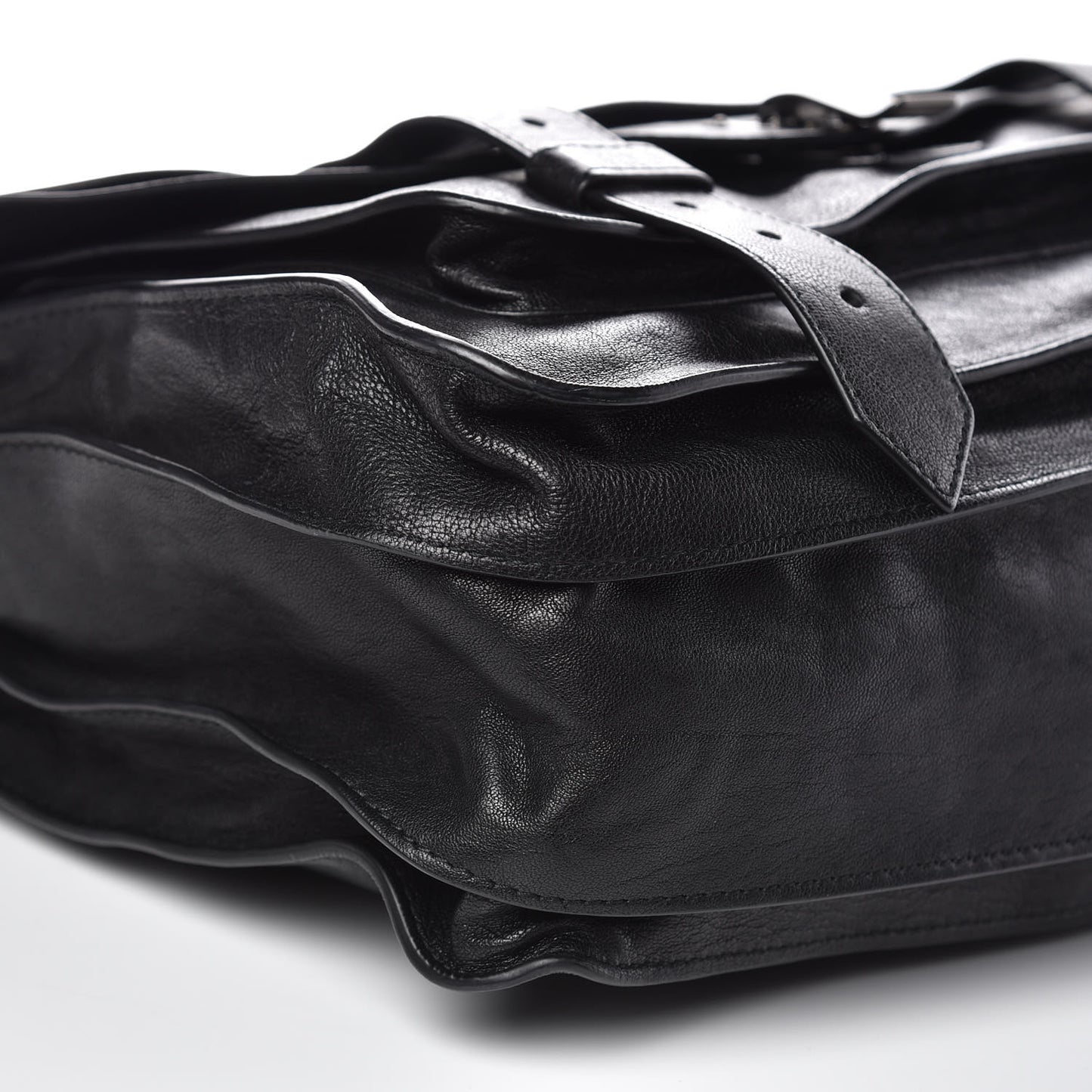 Lambskin PS1 Large Satchel Black