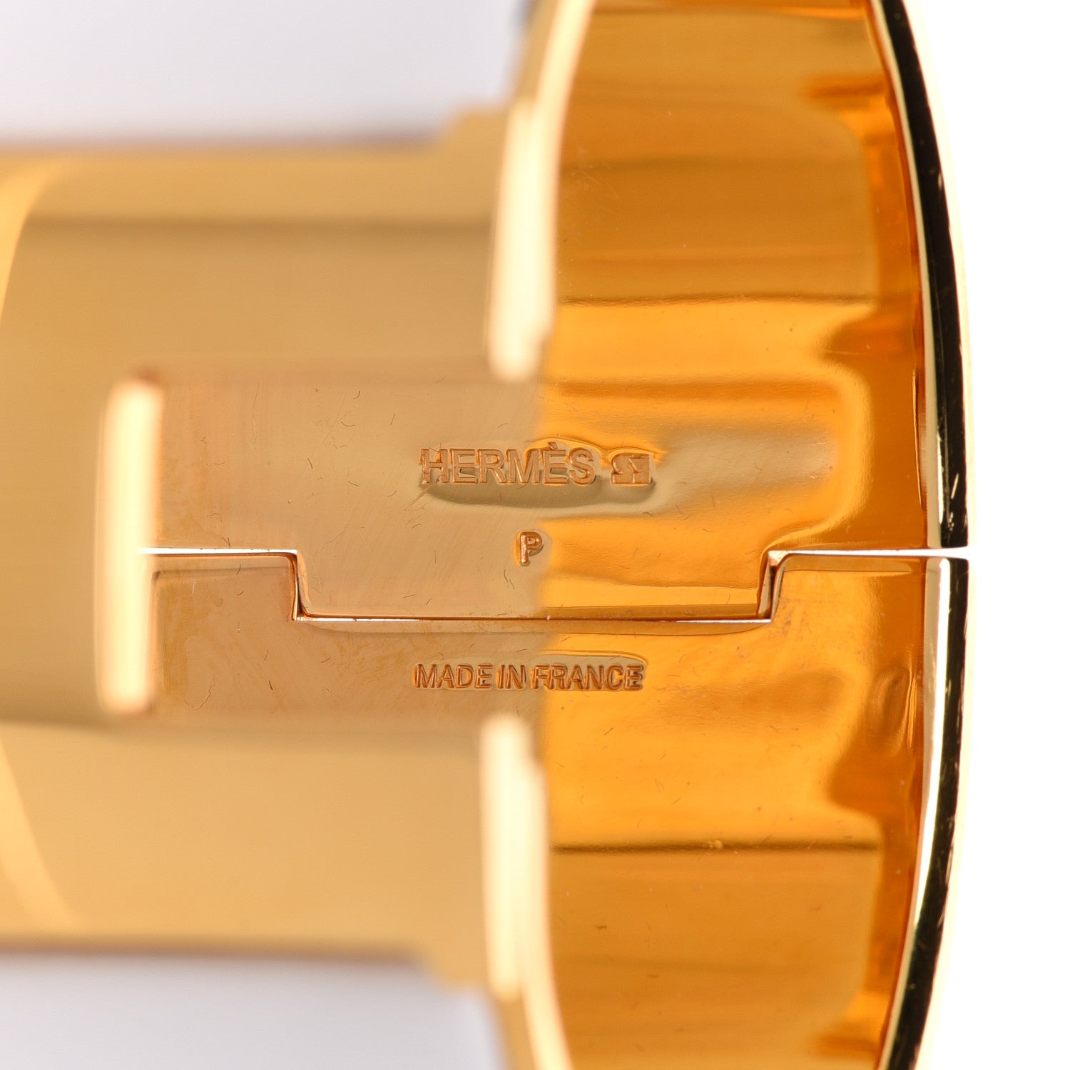 Hermes Enamel Extra Wide Clic Clac H Bracelet PM White 5 of 6