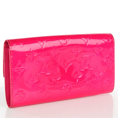 Louis Vuitton Vernis Sarah Wallet Rose Pop 3 of 8