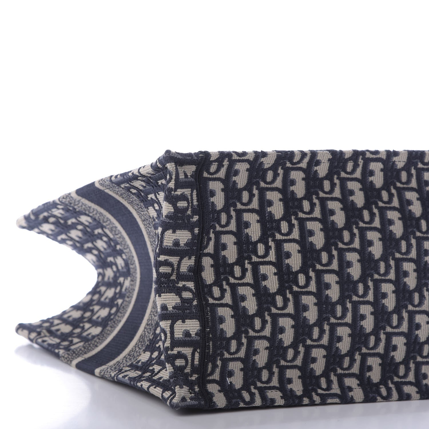 Christian Dior Oblique Medium Book Tote Blue Multicolor 6 of 9