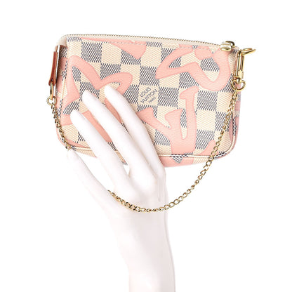 Louis Vuitton Damier Azur Tahitienne Mini Pochette Accessories 2 of 8