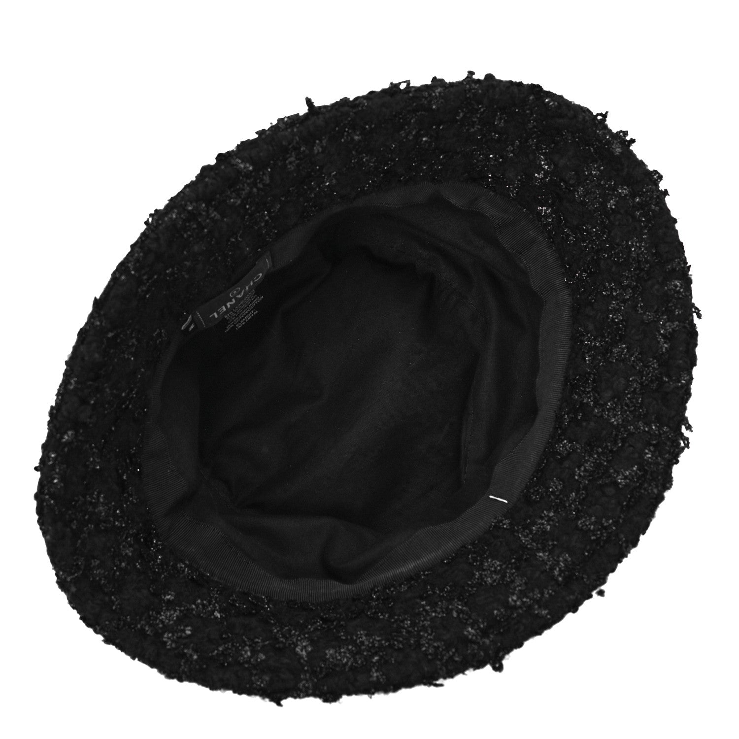 Chanel Tweed Bucket Hat M Black 5 of 7