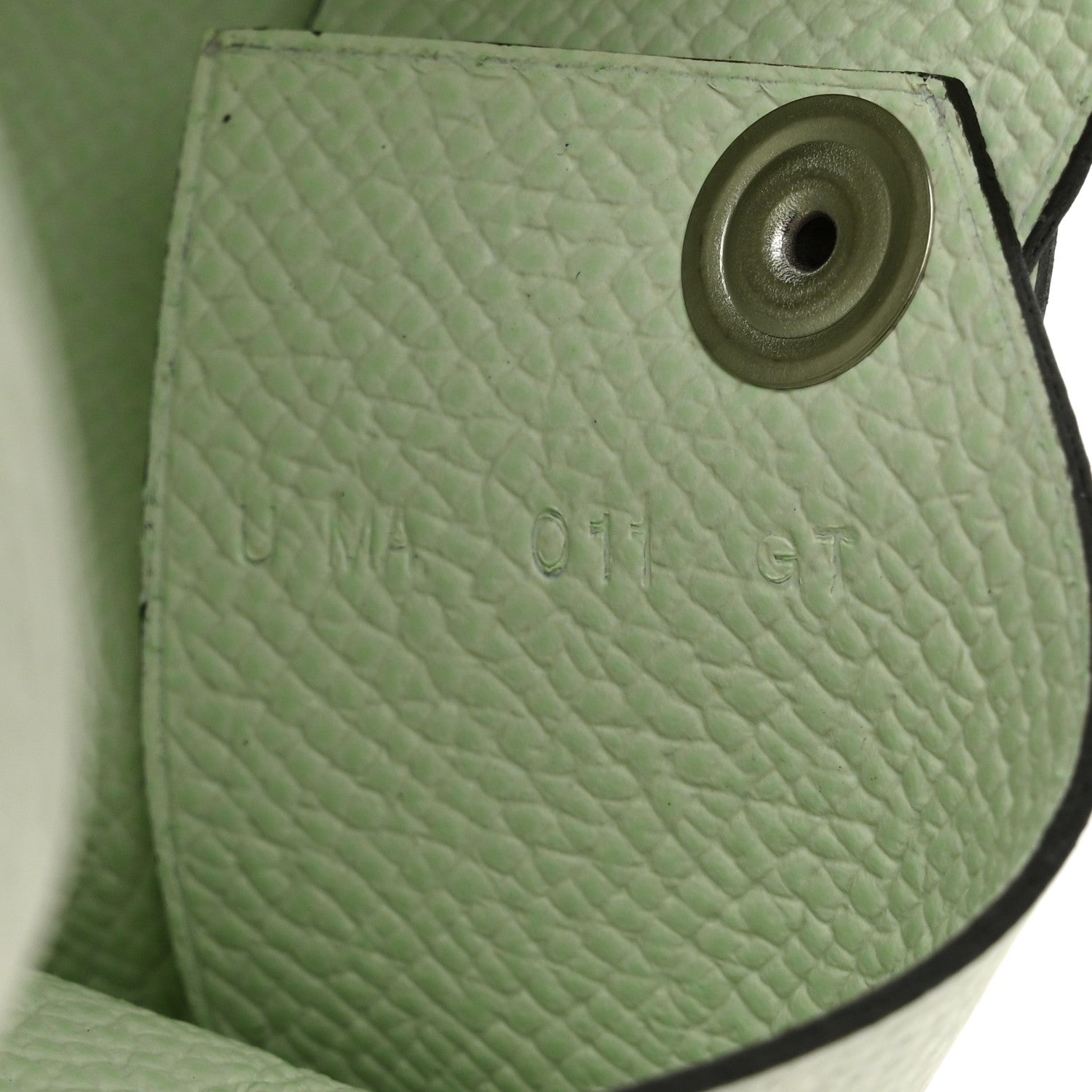 Hermes Epsom Calvi Card Case Vert Fizz 7 of 8