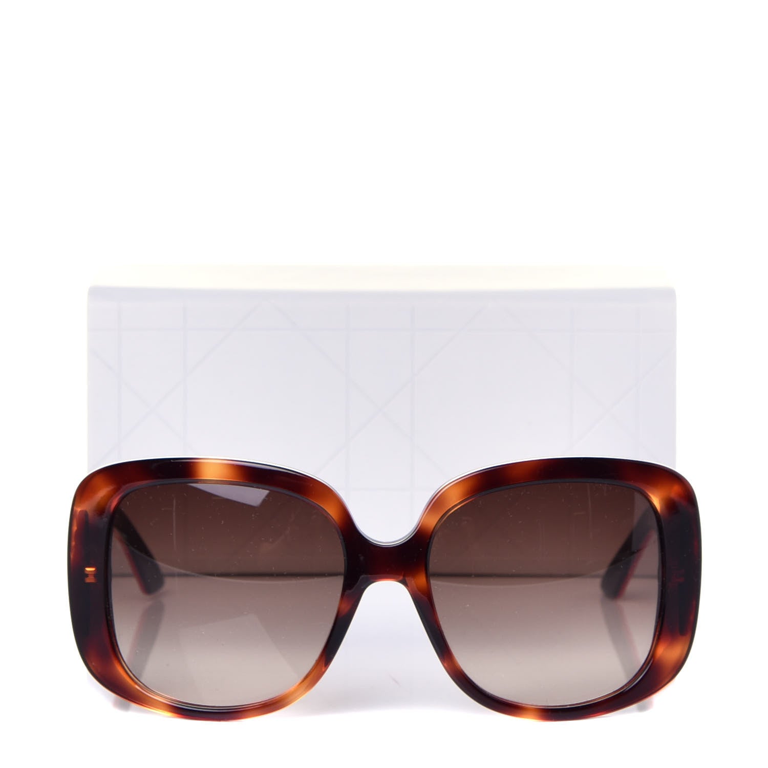 Christian Dior Resin Cannage Dior Lady Lady 1 Sunglasses Red Tortoise 7 of 7