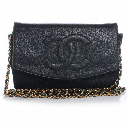 Chanel Caviar Wallet on Chain WOC Black 1 of 8