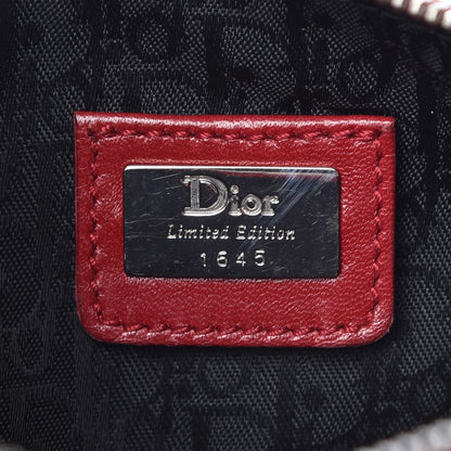 Christian Dior Canvas Le Victim Mini Saddle Pochette Red 6 of 11