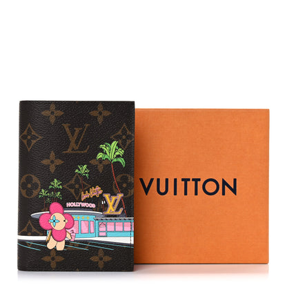 Louis Vuitton Monogram 2021 Christmas Animation Hollywood Passport Cover Fuchsia 7 of 7