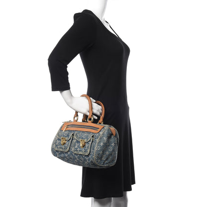 Louis Vuitton Monogram Denim Neo Speedy Blue 2 of 19