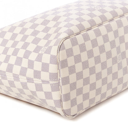 Louis Vuitton Damier Azur Neo Neverfull MM Rose Ballerine 6 of 8