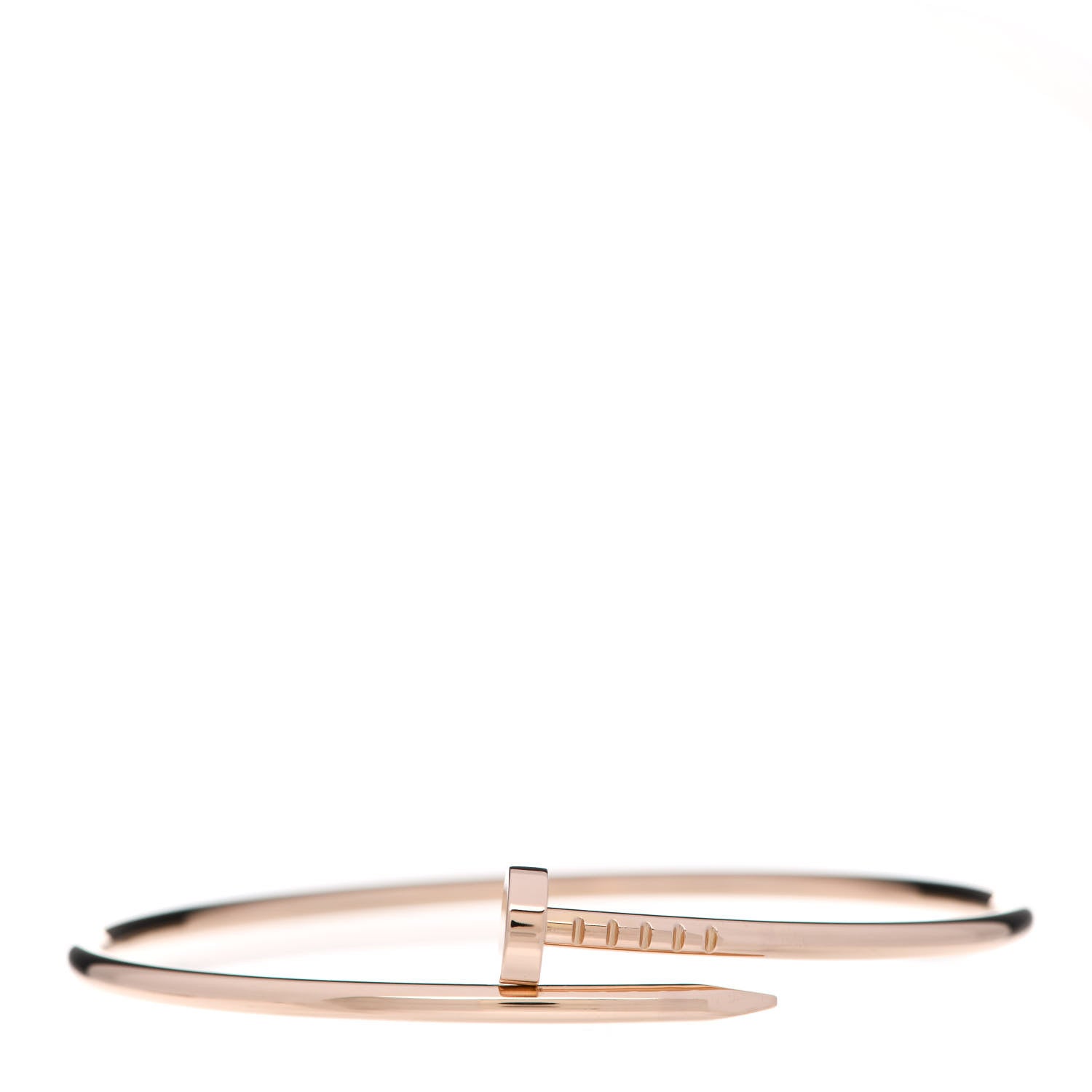 Cartier 18K Pink Gold Small Juste Un Clou Bracelet 17 1 of 5