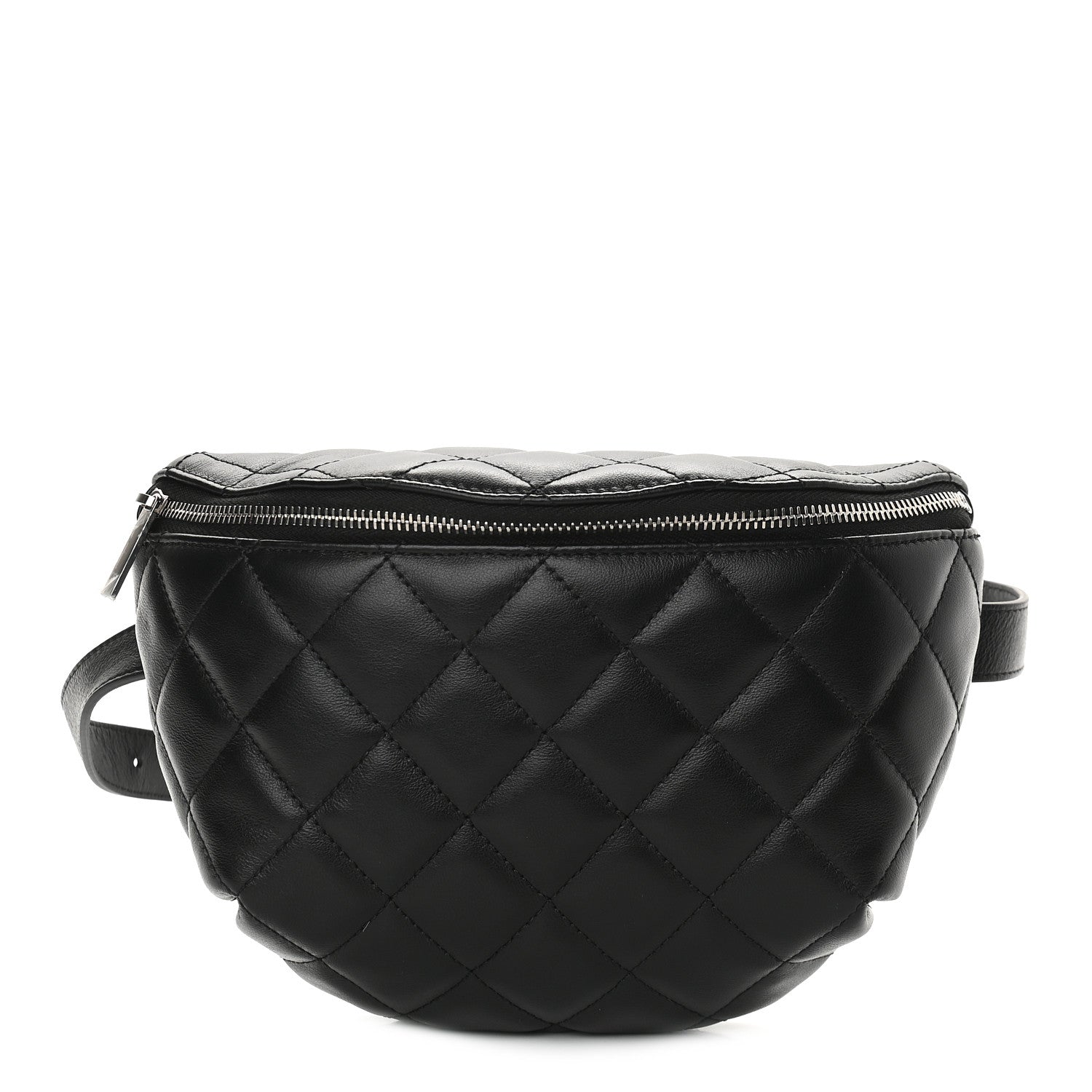 Chanel Lambskin Quilted Waist Belt Bag Black 1 of 11