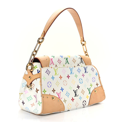 Louis Vuitton Monogram Multicolor Beverly MM White 3 of 9