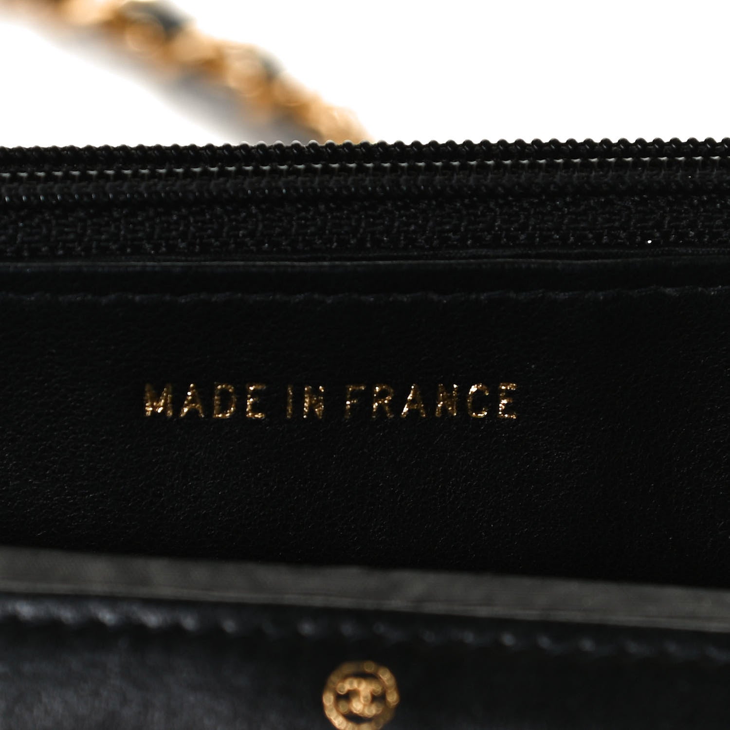 Chanel Caviar Timeless CC Wallet On Chain WOC Black 7 of 15