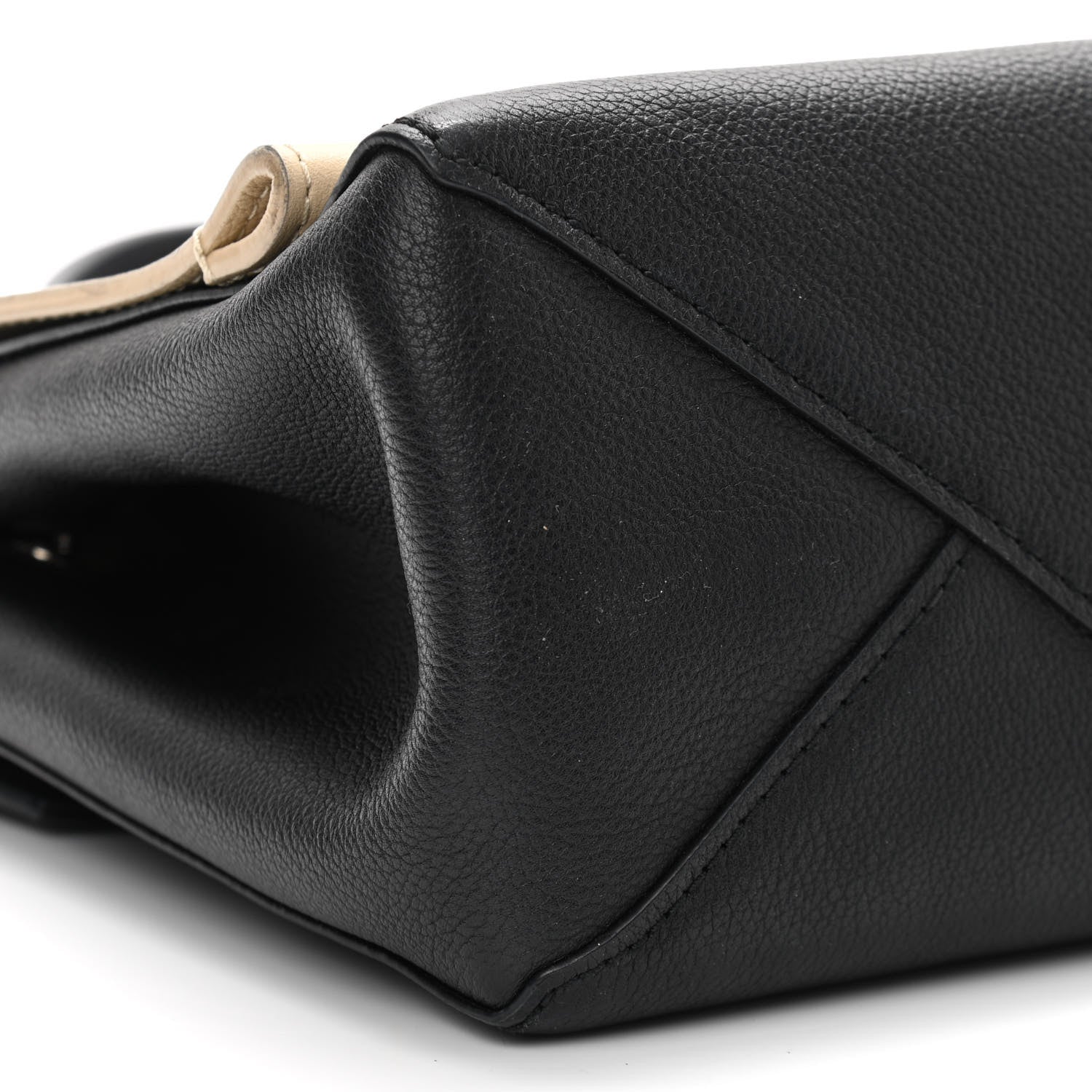 Louis Vuitton Soft Calfskin Lockme II Top Handle Vanille Black 9 of 16