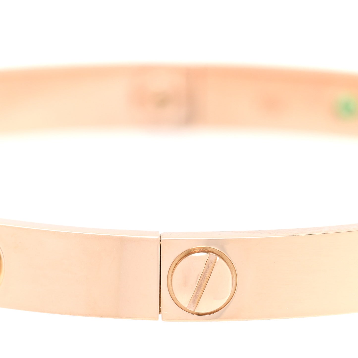 18K Pink Gold Sapphire Garnet Amethyst LOVE Bracelet 18