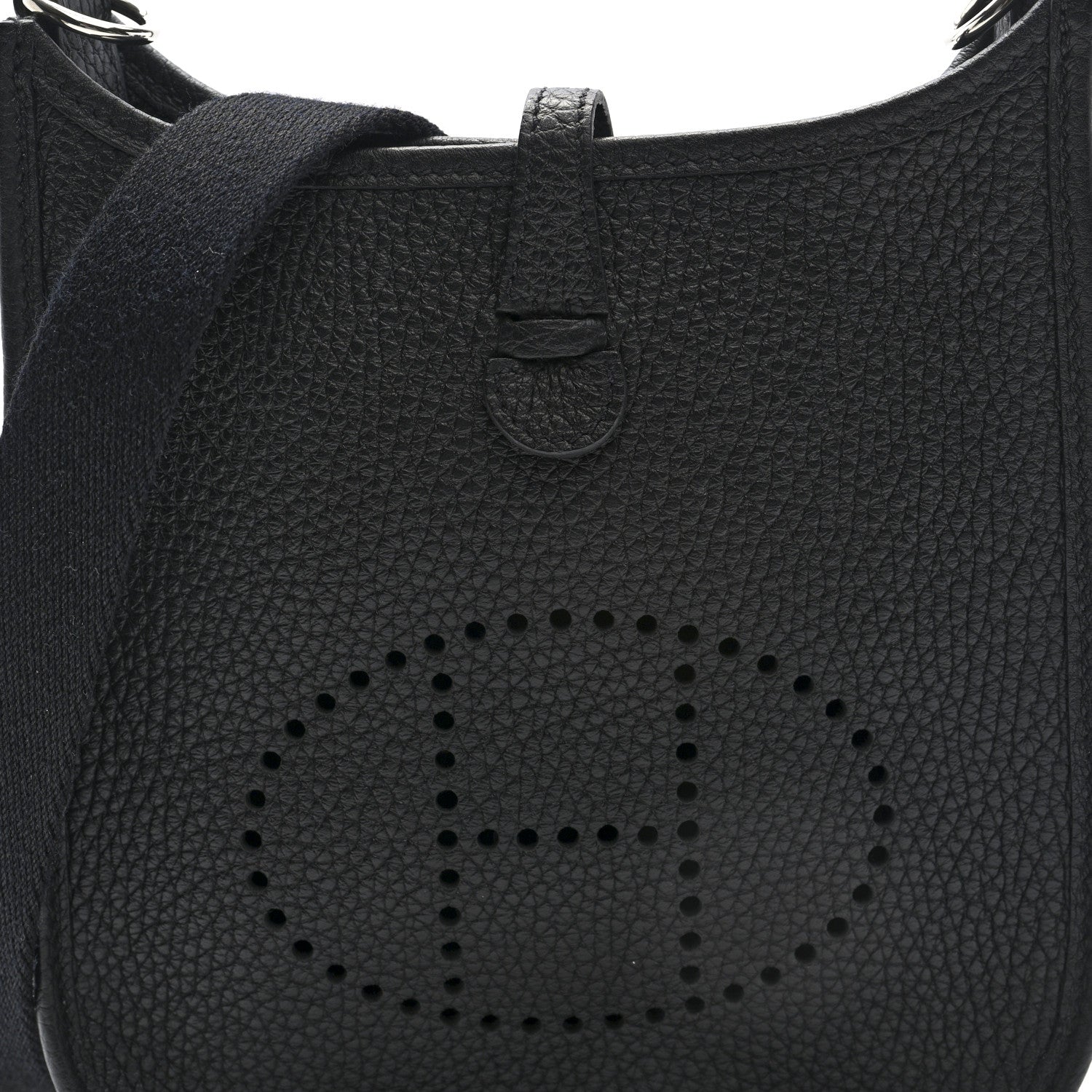 Hermes Taurillon Clemence Evelyne TPM Black 8 of 11