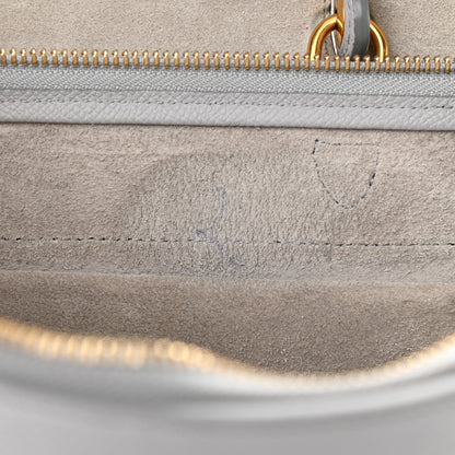 Celine Grained Calfskin Micro Belt Bag Pearl Blue 9 of 9