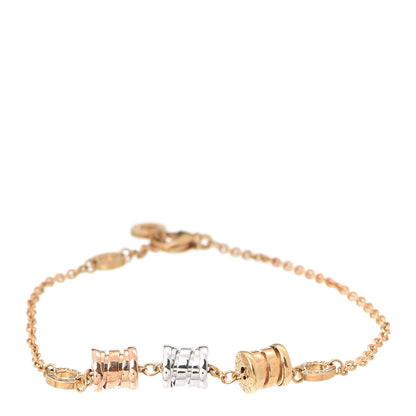 Bulgari 18K Yellow Rose White Gold B.Zero1 Bracelet 1 of 7
