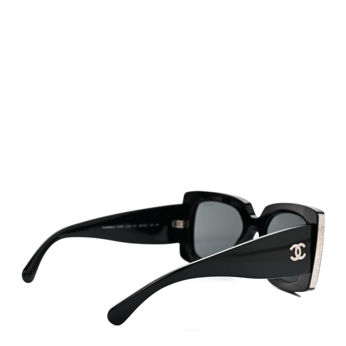 Acetate Rectangle Sunglasses 5435 Black