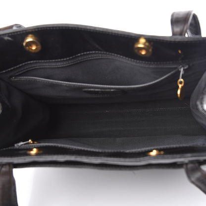 Chanel Patent Logo Tote Black 5 of 24