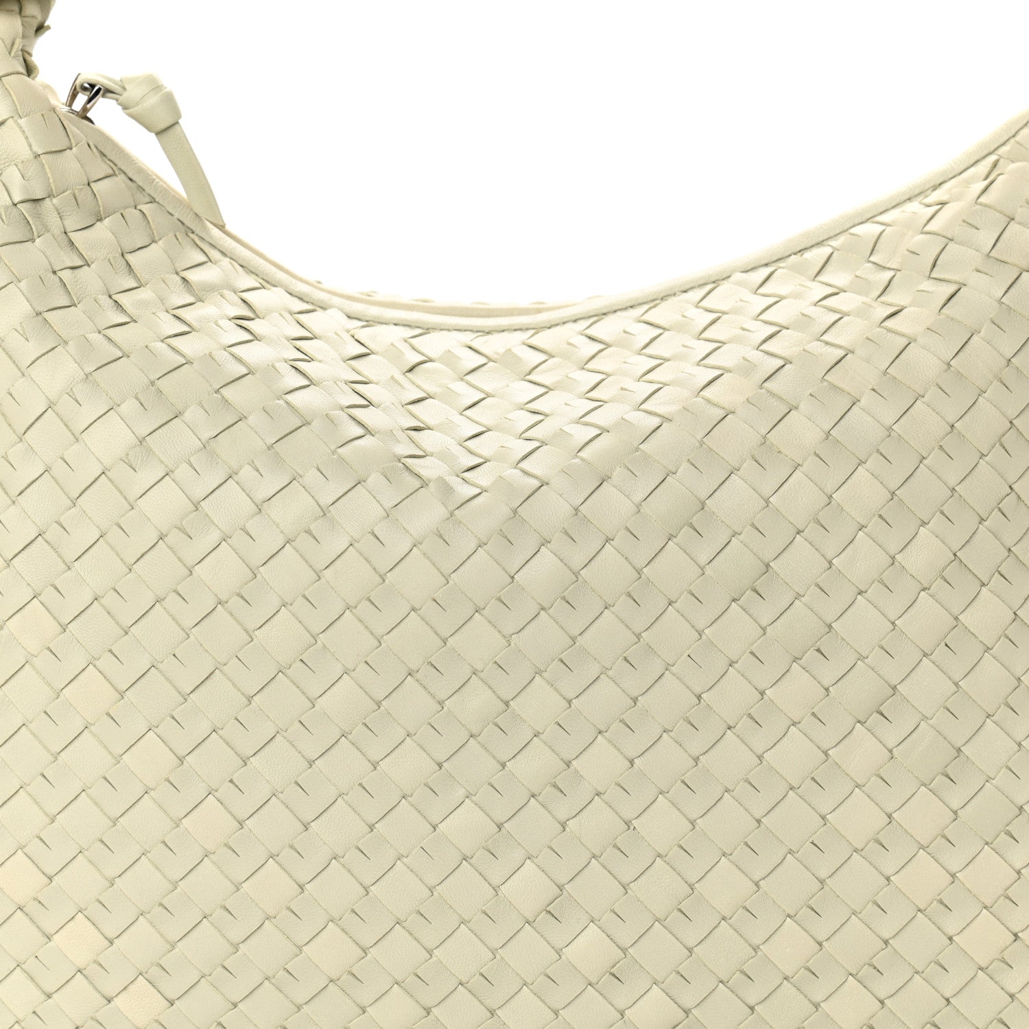 Bottega Veneta Nappa Intrecciato Slit Medium Veneta Hobo Cream 7 of 10