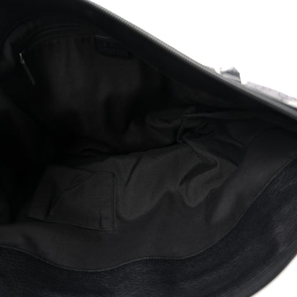 Gucci Denim Monogram Large D Ring Tote Black 4 of 9