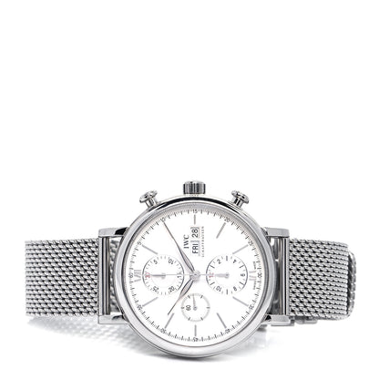 IWC Stainless Steel 42mm Portofino Chronograph Automatic Watch IW391009 2 of 6