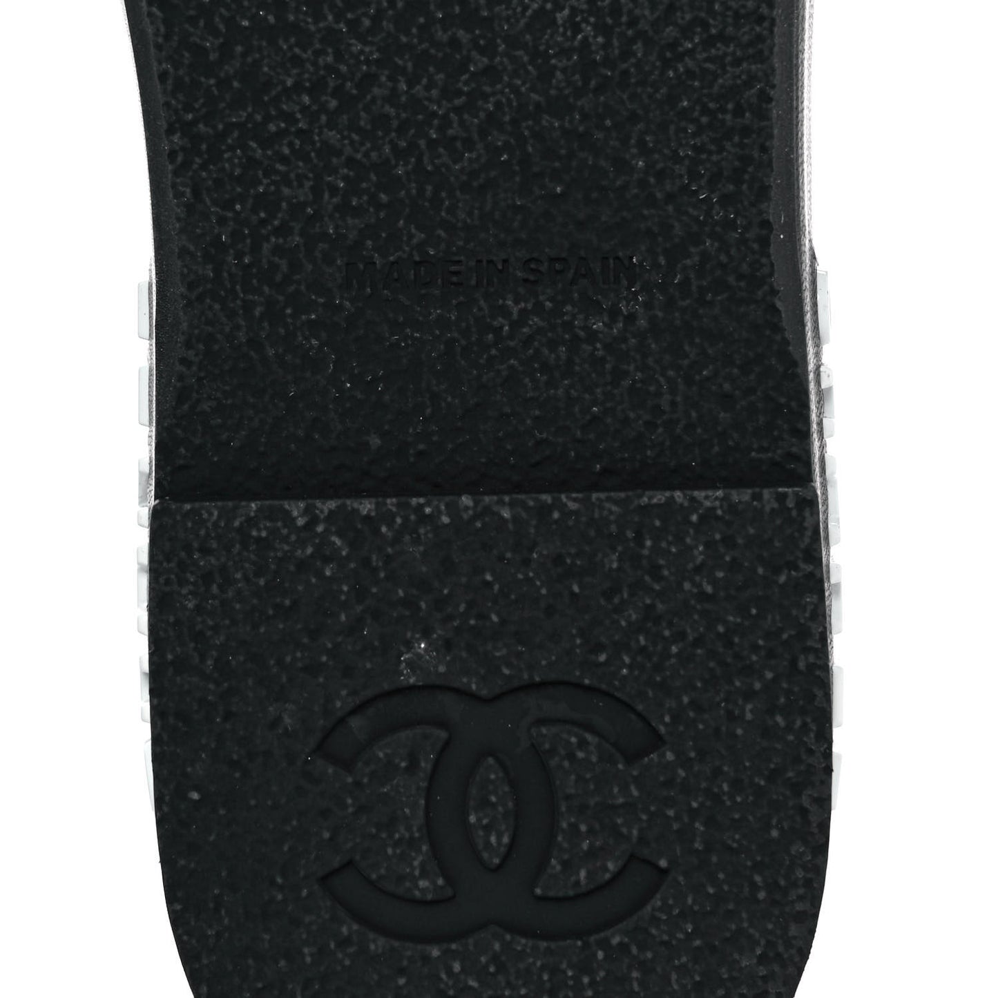 Lambskin Quilted CC Espadrille Slip On Sandals 39 Black