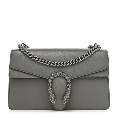 Gucci Pebbled Calfskin Small Dionysus Shoulder Bag Dusty Grey 1 of 22