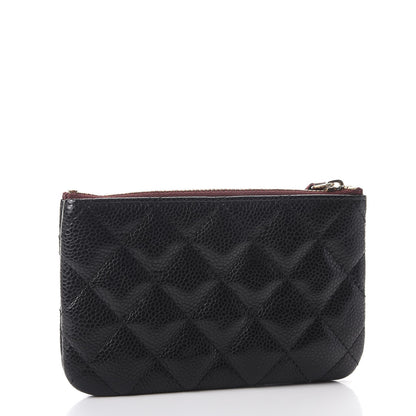 Chanel Caviar Quilted Small Cosmetic Case Black 3 of 8