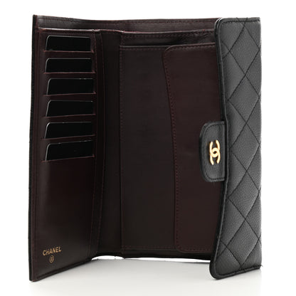 Chanel Caviar Quilted Large Flap Wallet Black 5 of 11
