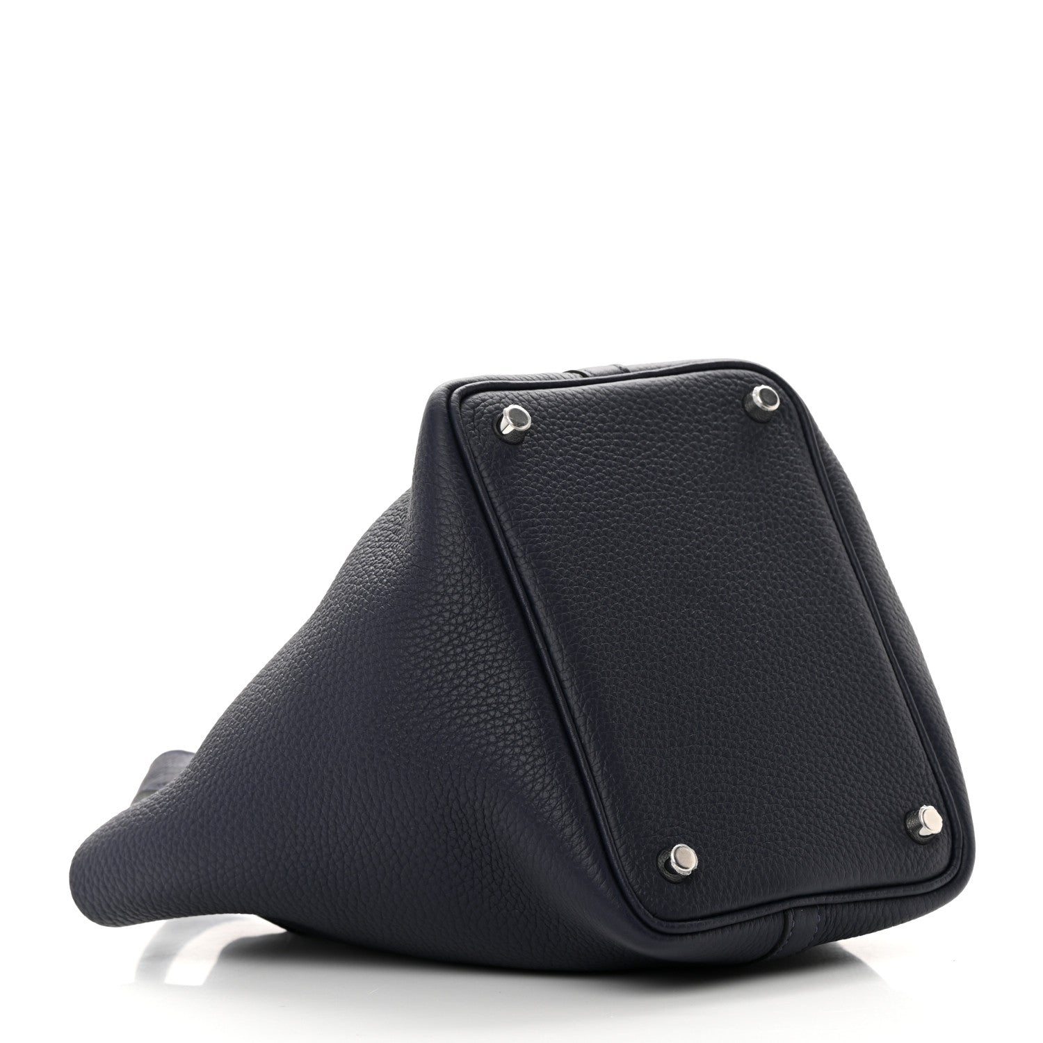 Hermes Taurillon Clemence Picotin Lock 18 PM Bleu Nuit 4 of 12