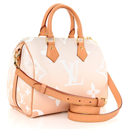 Louis Vuitton LOUIS VUITTON Monogram Giant By The Pool Speedy Bandouliere 25 Brume 3 of 10