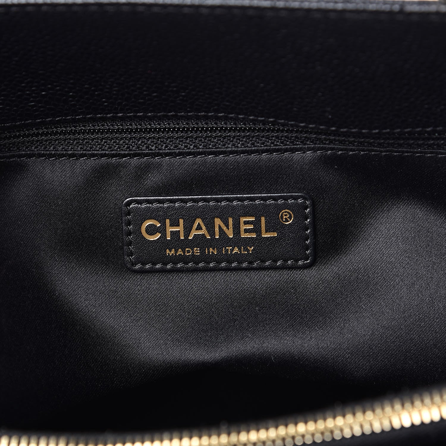 Chanel Caviar Quilted Grand Shopping Tote GST Black 6 of 11