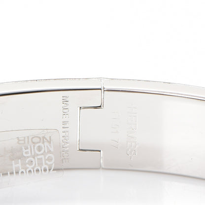 Hermes Enamel Narrow Clic Clac H Bracelet PM Black 4 of 5