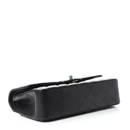 Chanel Caviar Quilted Medium Double Flap Black 5 of 12