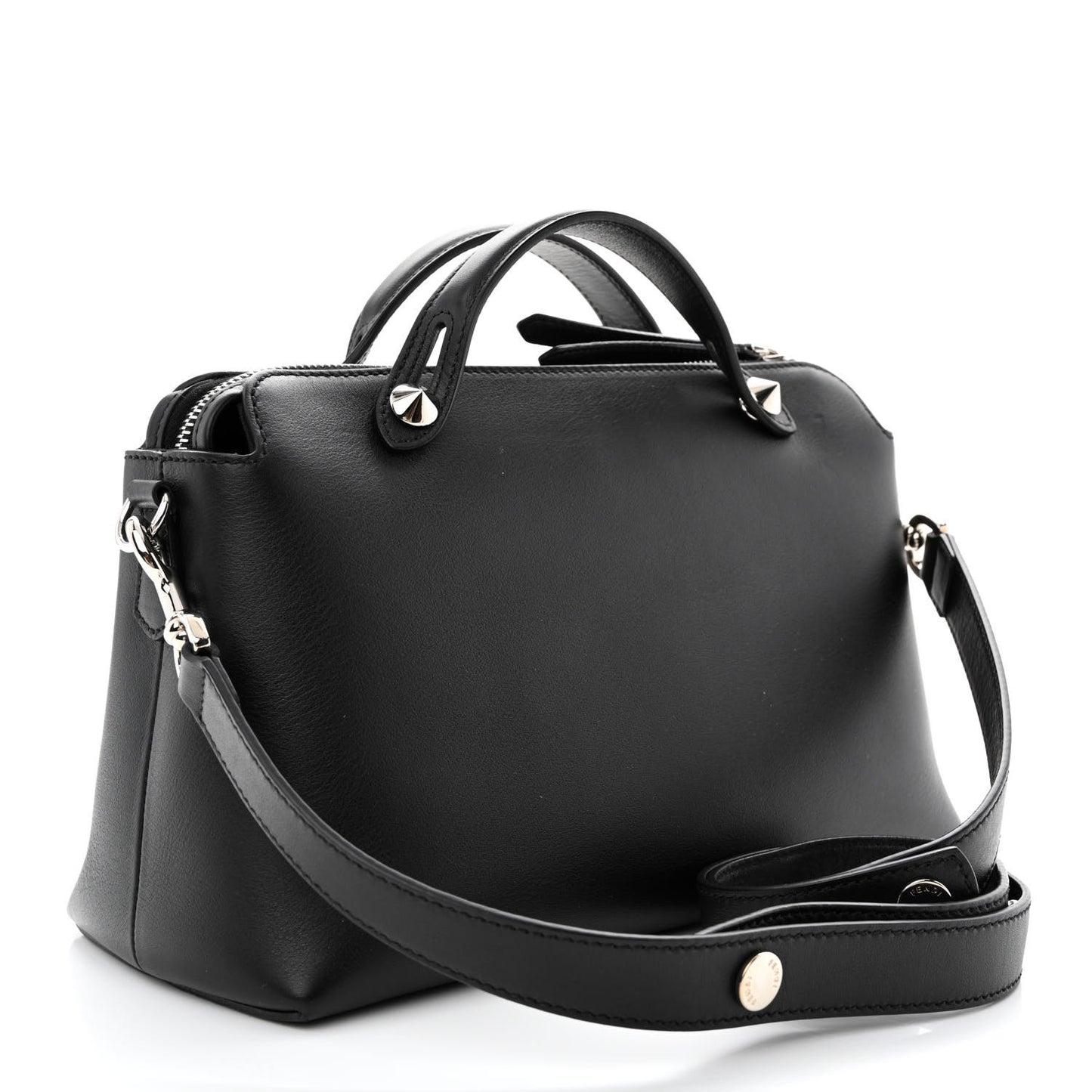 Vitello Dolce Medium By The Way Boston Bag Black