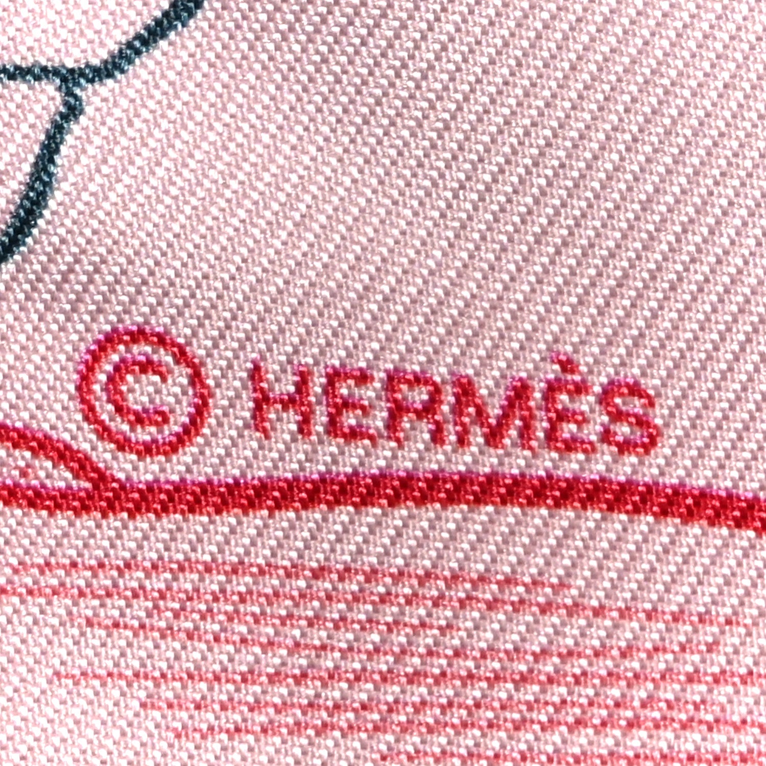 Hermes Silk Dress Code Twilly Rose Pale Bleu Rouge 4 of 4