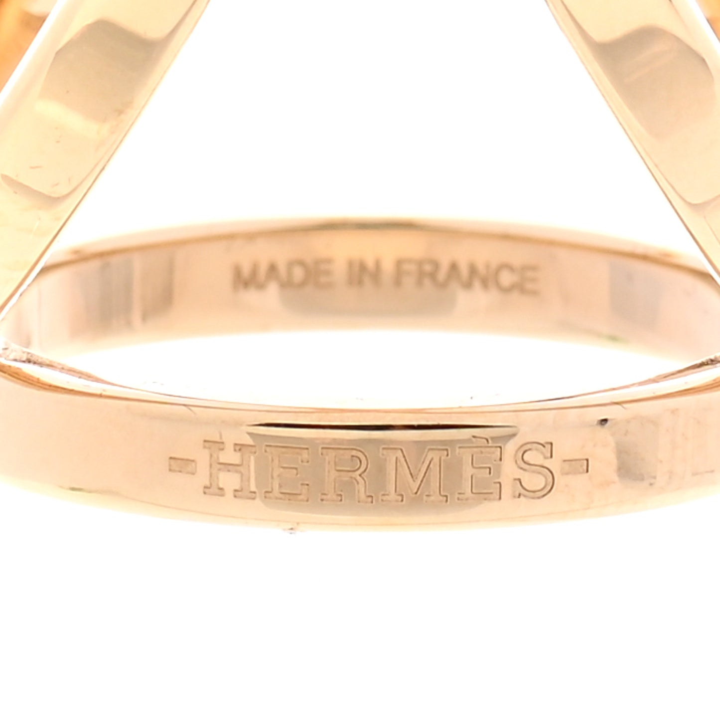 Permabrass Rose Gold Plated Trio Scarf Ring