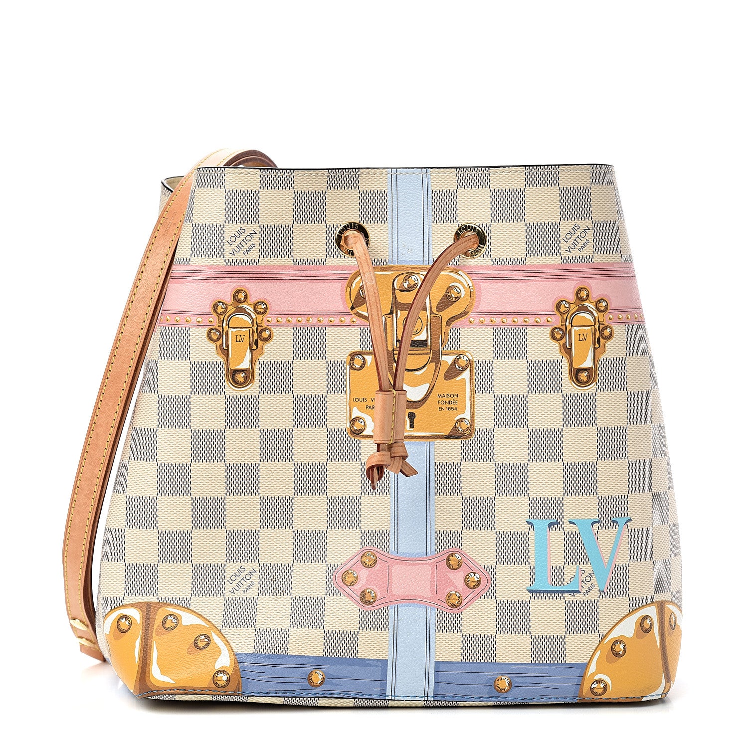 Louis Vuitton Damier Azur Summer Trunks Neonoe 1 of 10