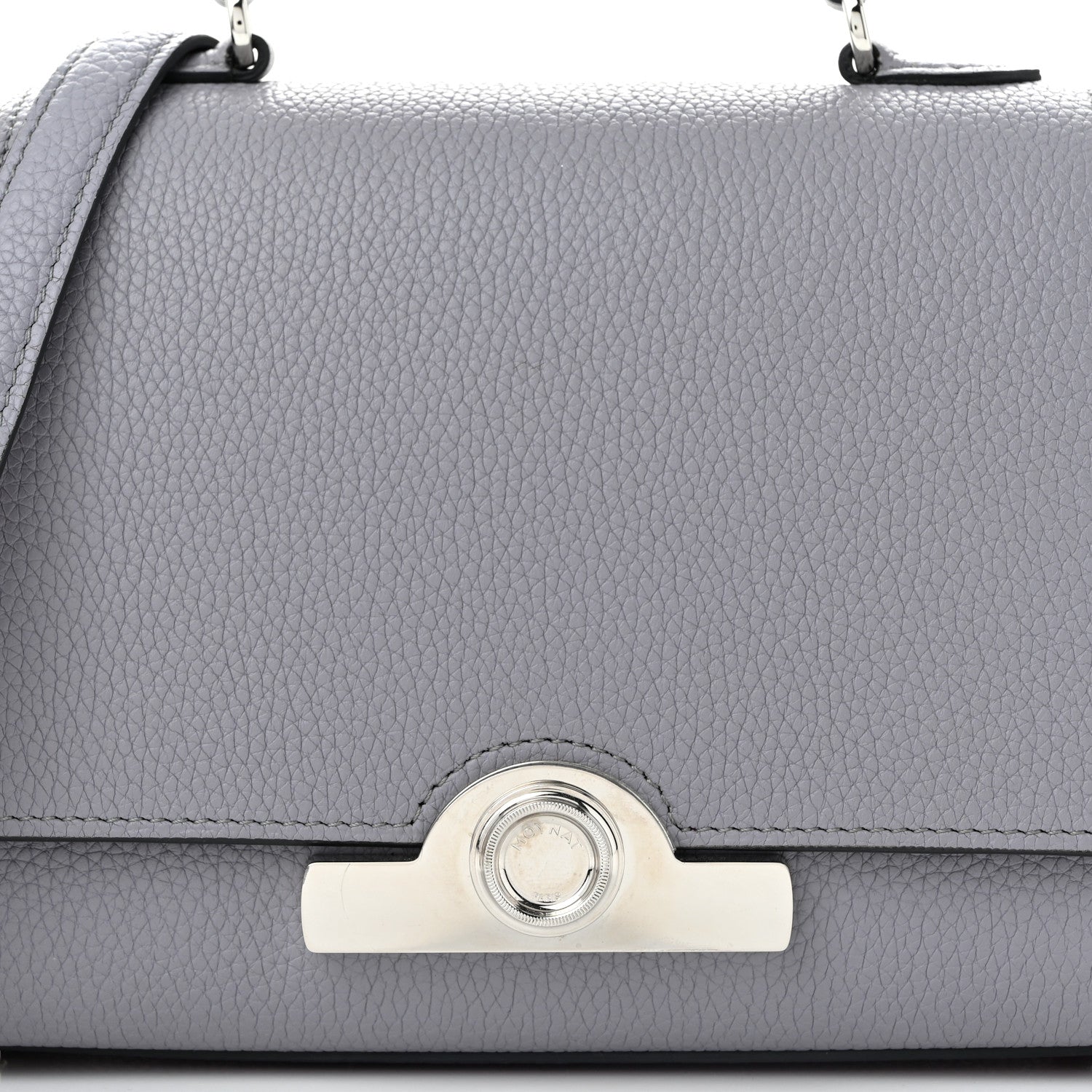 Moynat Taurillon Blush Rejane BB Polar Eggplant 7 of 9